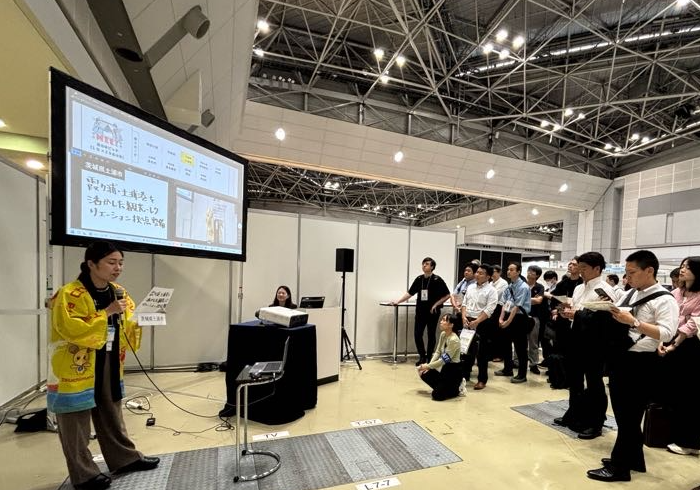 ピッチ登壇の様子